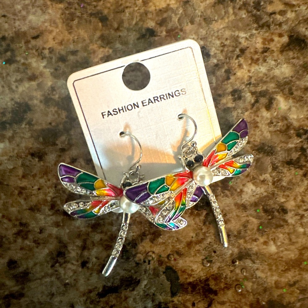 Fashion Dragonfly Earrings